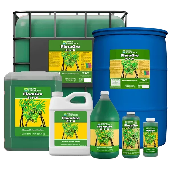 Базовое питательное вещество General Hydroponics FloraGro® для вегетативного роста